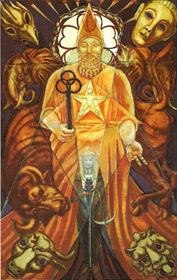 Crowley Tarot - V Der Hohepriester