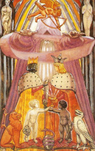 Crowley Tarot - VI Die Liebenden